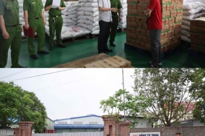 Phú Thọ: CA phát hiện, tạm giữ hơn 71 nghìn lít dầu ăn, khoảng 40 tấn mì chính, 22 tấn hạt nêm, 9 tấn bột canh g:iả tại Công ty TNHH Famimoto Việt Nam